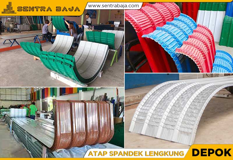 harga atap spandek lengkung Depok harga atap spandek lengkung Depok