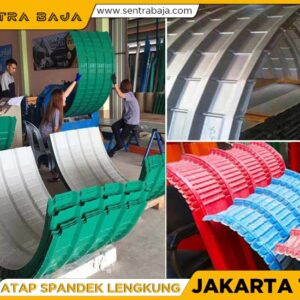 harga atap spandek lengkung Jakarta Timur