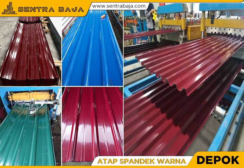 harga atap spandek warna Depok