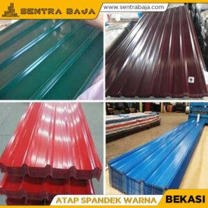 harga atap spandek warna Bekasi