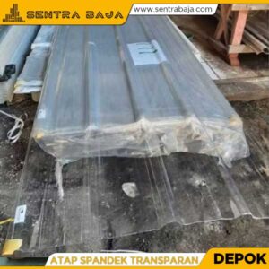 harga spandek transparan Depok