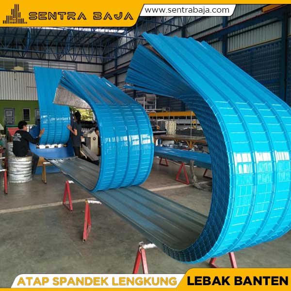 harga spandek lengkung Lebak Banten