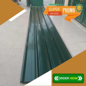 harga spandek warna hijau