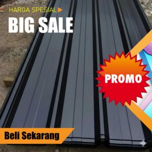 harga spandek warna hitam